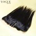 8A Grade Human Virgin Hair Straight 13x4 Lace Frontal Closure With Baby Hair,Natural Color